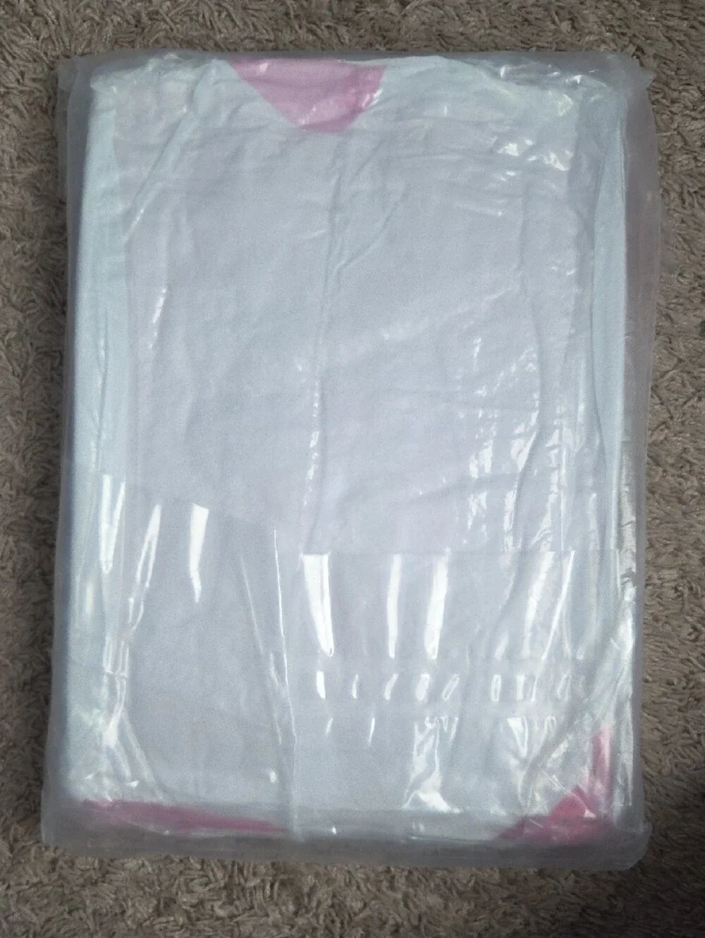 Pink Floral Twin Comforter And Sham